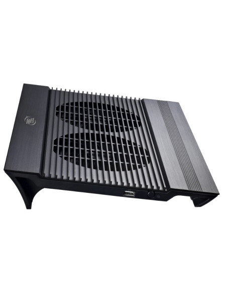 STAND DEEPCOOL notebook 17", sita aluminiu, 2 x fan 14cm, 4 x