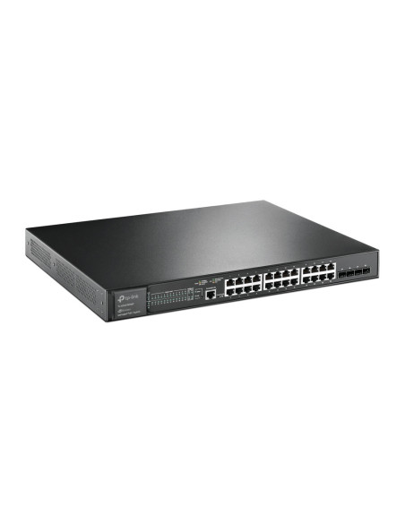Switch cu management L2 TP-Link, 24 Porturi Gigabit, 4 x SFP+