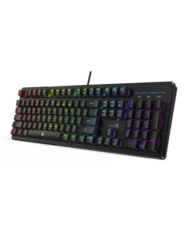 TASTATURA GENIUS gaming USB, multimedia, 104 taste (dintre care