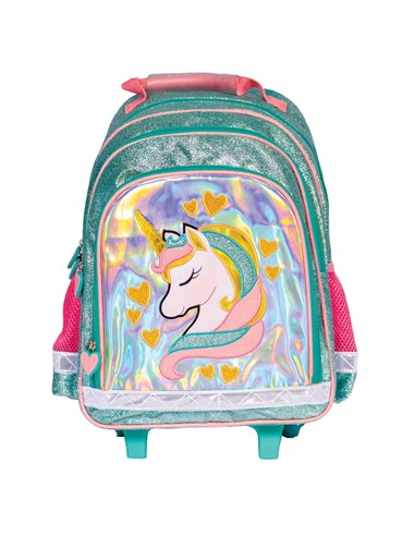 Ghiozdan Trolley Scool, Unicorn, 38 x 29 x 14 cm