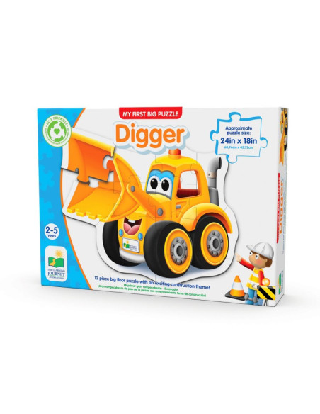 Primul Meu Puzzle De Podea - Excavator,TLJ128619