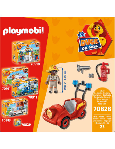 Playmobil - D.O.C - Masinuta De Pompieri,70828