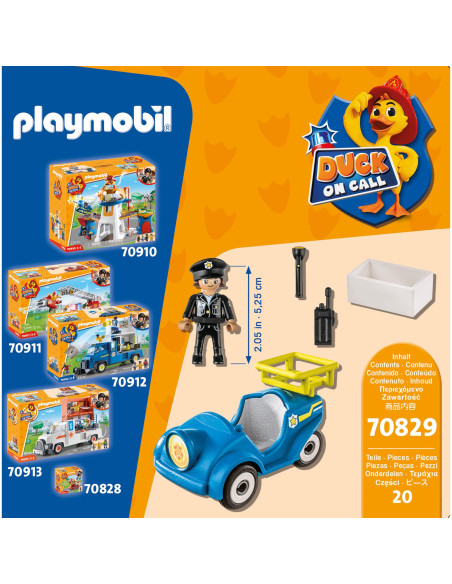Playmobil - D.O.C - Masinuta De Politie,70829