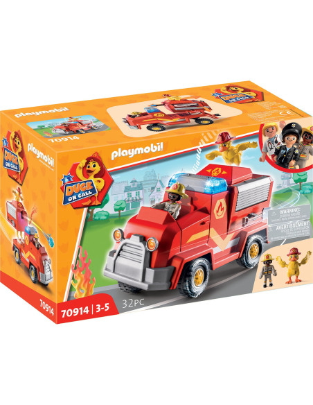 Playmobil - D.O.C - Masina De Pompieri,70914 Playmobil - D.O.C - Masina De Pompieri,70914