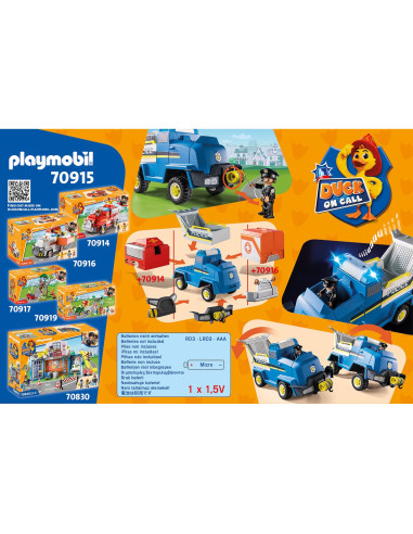 Playmobil - D.O.C - Masina De Politie,70915 Playmobil - D.O.C - Masina De Politie,70915