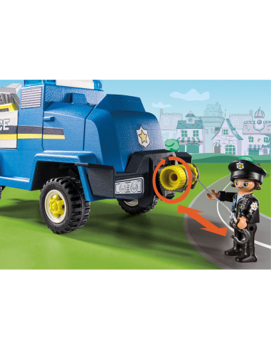 Playmobil - D.O.C - Masina De Politie,70915 Playmobil - D.O.C - Masina De Politie,70915