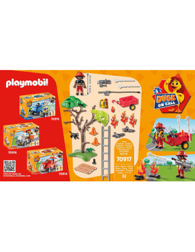 Playmobil - D.O.C - Actiunea Pompierilor,70917