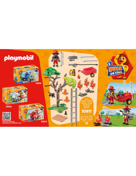 Playmobil - D.O.C - Actiunea Pompierilor,70917