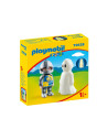 Playmobil - 1.2.3 Cavaler Cu Fantoma,70128