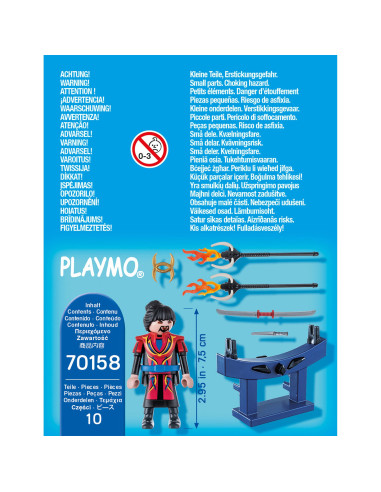Playmobil - Figurina Razboinic Cu Arme,70158