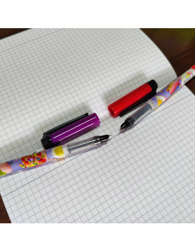 Stilou ECADA de fete dulci cu penita ascunsa 93106F,93106F