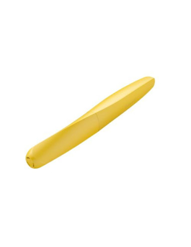 820219,Stilou Herlitz Twist bright sunshine, penita m, 2 rezerve albastre, blister