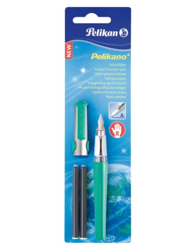 971325/VERDE,Stilou Pelikano, penita A, dreptaci, Verde