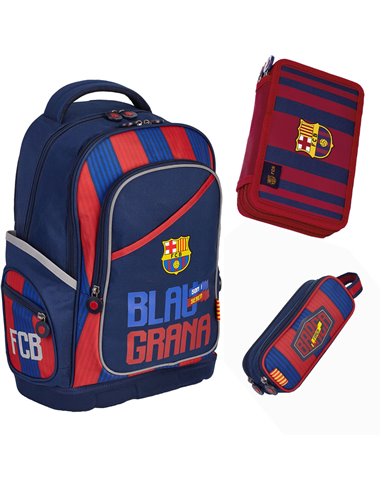Set Scoala Barcelona 10 - Ghiozdan Scoala, Penar Neechipat cu 2
