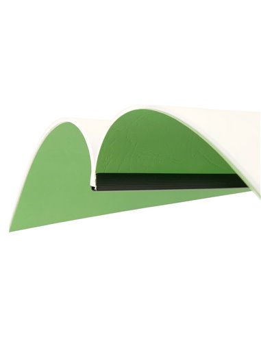 Set Coperti Indosariere imitatie piele, A4, Verde, 100