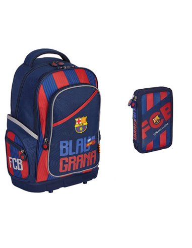 Set Scoala FC-144 Barcelona - Ghiozdan Scoala si Penar Echipat