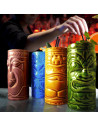 Set 4 Cani exotice din ceramica - Tiki Mugs,MH-04070