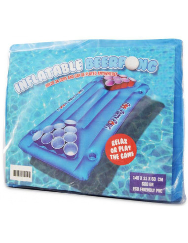 Joc Beerpong de piscina cu saltea gonflabila,MH-04101