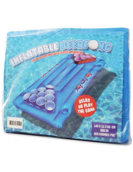 Joc Beerpong de piscina cu saltea gonflabila,MH-04101