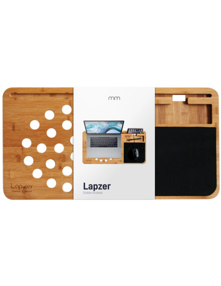 Suport pentru laptop din bambus cu mousepad,MH-04129