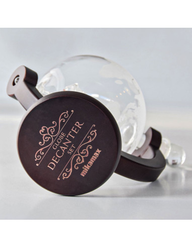 Set decantor glob whisky si cuburi pentru racire,MH-04520