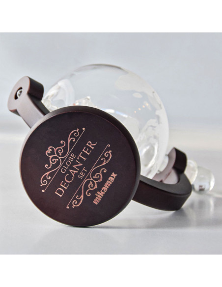 Set decantor glob whisky si cuburi pentru racire,MH-04520