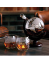 Set decantor glob whisky si cuburi pentru racire,MH-04520