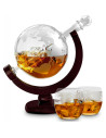 Set decantor glob whisky si cuburi pentru racire,MH-04520