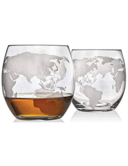 Set decantor glob whisky si cuburi pentru racire,MH-04520