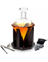 Decantor Whiskey in forma de diamant,MH-04521