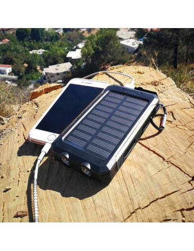 Baterie externa portabila cu incarcare solara 10000 mAh,MH-04103