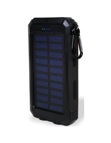 Baterie externa portabila cu incarcare solara 10000 mAh,MH-04103