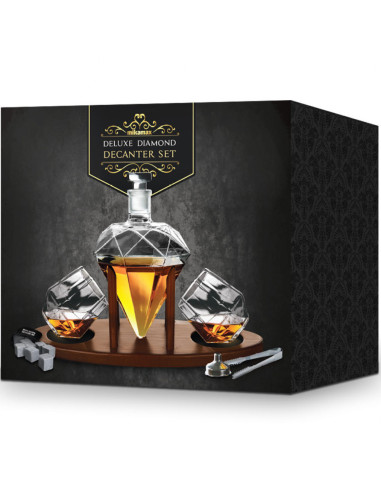Set decantor whisky diamant Deluxe,MH-04977