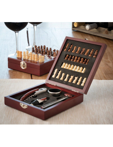 Set de sah cu 5 accesorii pentru vin,BG-V0100602
