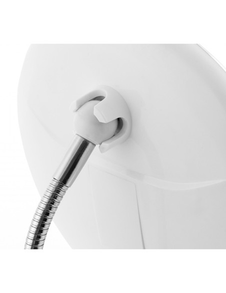 Oglinda cosmetica cu led cu picior flexibil si