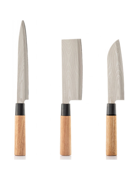 Set de cutite japoneze cu husa de transport