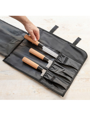 Set de cutite japoneze cu husa de transport