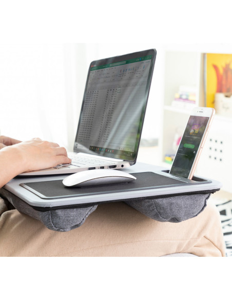 Masuta pentru laptop portabila cu perna, mouse pad si suport