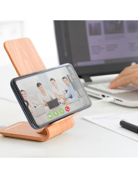 Incarcator wireless cu suport si design cu efect de