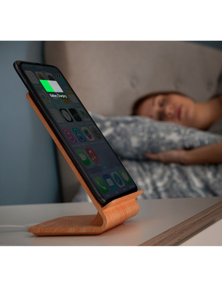 Incarcator wireless cu suport si design cu efect de