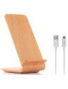 Incarcator wireless cu suport si design cu efect de