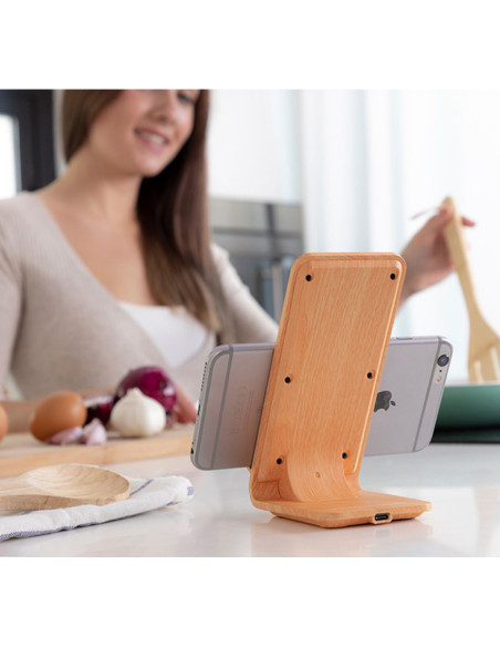 Incarcator wireless cu suport si design cu efect de