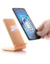 Incarcator wireless cu suport si design cu efect de