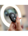 Lampa circulara LED cu trepied si suport selfie pentru