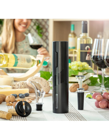 Tirbuson electric cu accesorii pentru vin,BG-V0103380