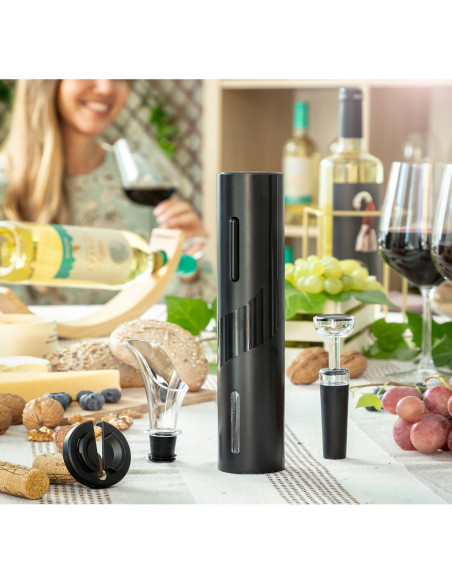 Tirbuson electric cu accesorii pentru vin,BG-V0103380