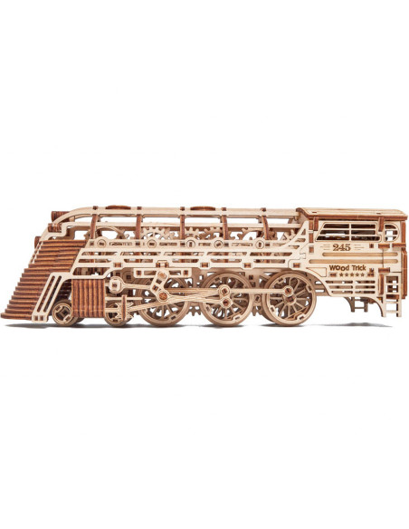 Puzzle 3D mecanic din lemn tren Atlantic Express,UD-00081