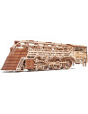 Puzzle 3D mecanic din lemn tren Atlantic Express,UD-00081