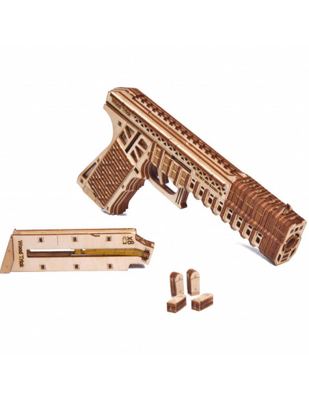 Puzzle 3D din lemn pistol Defenders gun,UD-00079