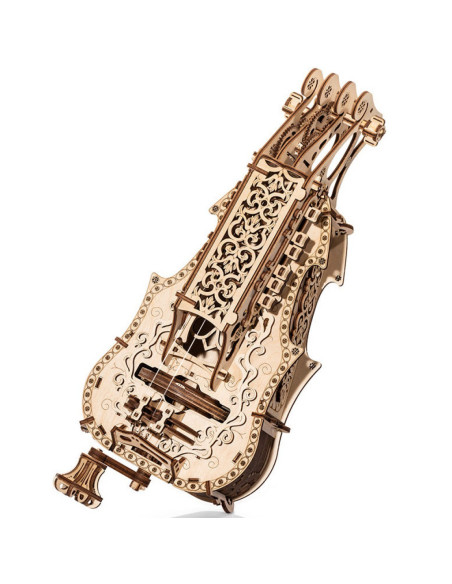 Puzzle 3D mecanic din lemn lira lui Da Vinci,UD-00058